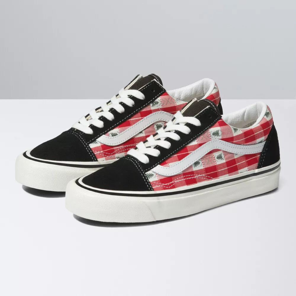 Van old skool clearance dx white red