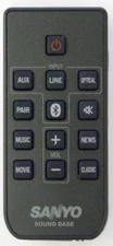 NEW SANYO REMOTE WIR113001-FA05 SOUND BASE FWSA205E