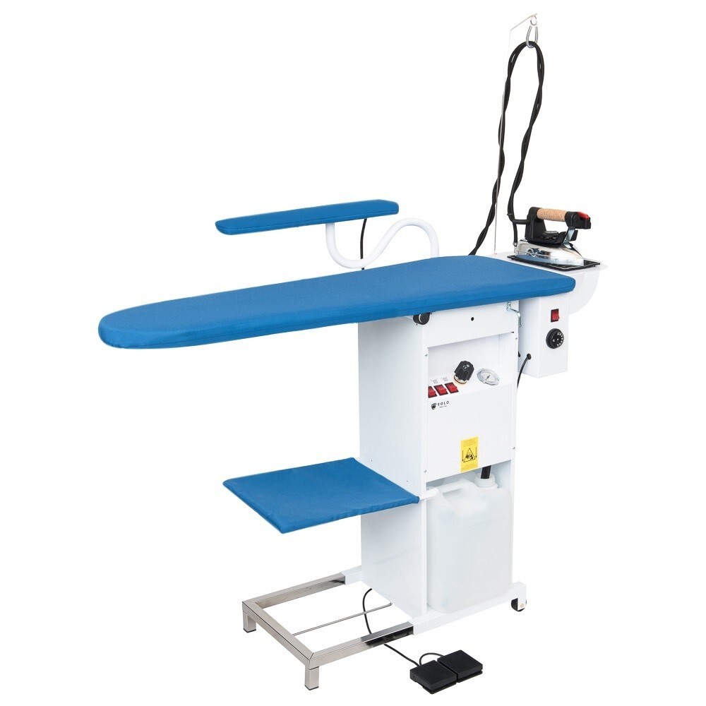 Table à Repasser Eolo AS08 Chauffante Aspirante - Centrale Vapeur Pro - Neuve