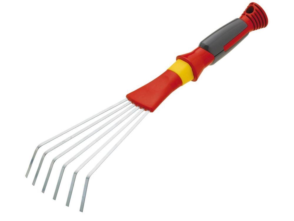 Rake 11.5cm Small Sweep With Fixed Handle Ergonomic Grip Wolf Garten