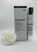 ELEMIS DYNAMIC RESURFACING PEEL & RESET 2X15ml 0.5oz DUAL PHASE PEEL EXFOLIANT