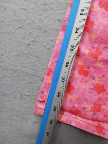 BDG Women's High Rise Flare Pants Size 27 Pink Floral Cotton Denim - Picture 9 of 12