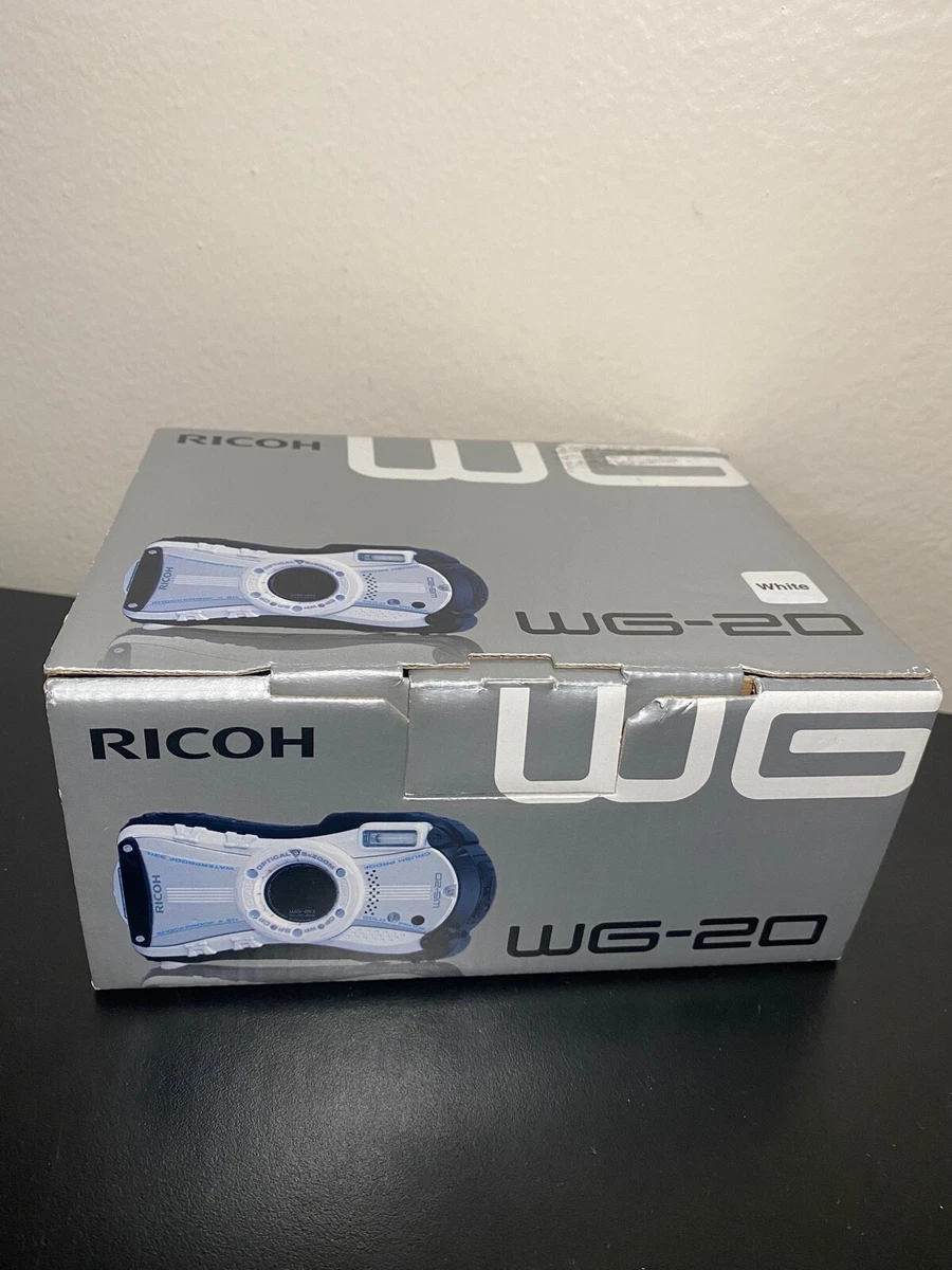 NEW Ricoh WG WG-20 14.0MP Digital Camera - White