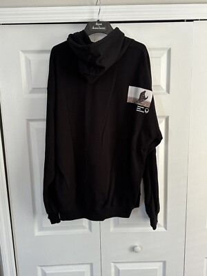 【美品】DIESEL 26SS パーカー XL A209500BMBJ Men's Zip-up hoodie with collegiate graphics | Black | Diesel