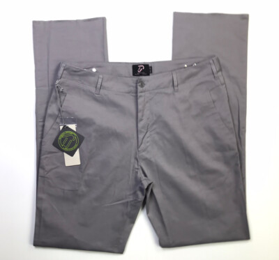 IJP Ian Poulter Golf Woven Pants Men’s Size 36 Gray Performance IJP Designs  NWT