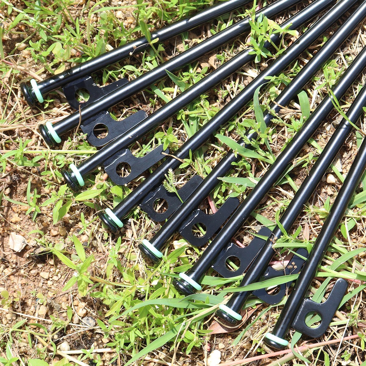 4X Camping Tent Stakes Heavy Duty Metal Steel Tent Hiking Metal Pegs