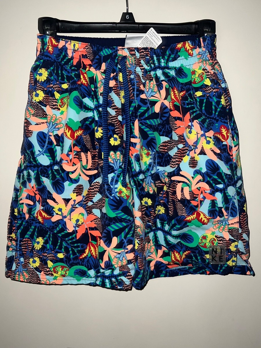 nike printed swim short
