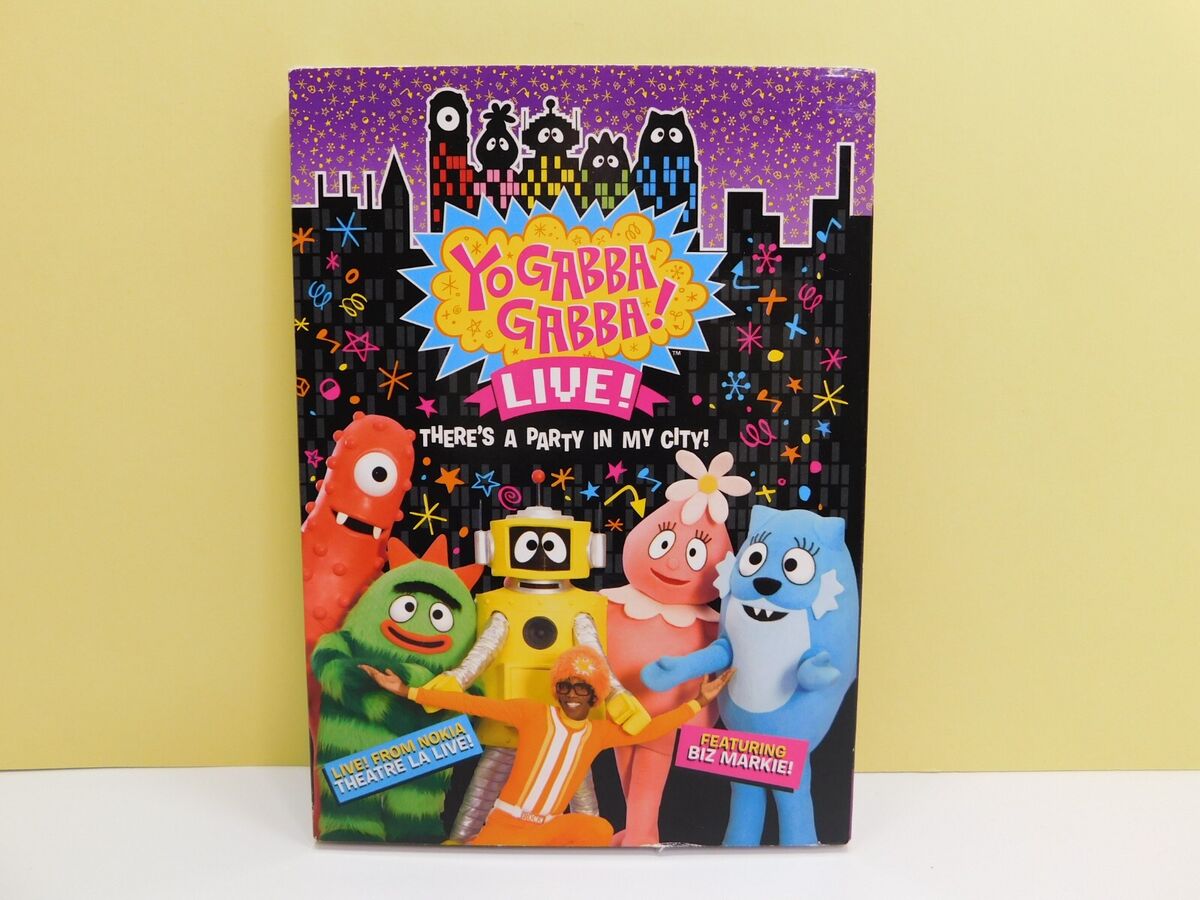 Yo Gabba Gabba! Live!: There's A Party In My City! DVD NEW 2012 DJ Lance Music Yo Gabba Gabba! Live!: There's A Party In My City! DVD NEW 2012 DJ Lance Music