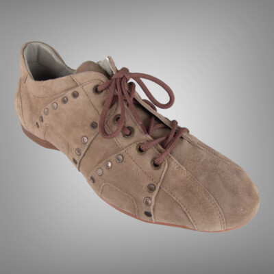 CESARE PACIOTTI US 7 STYLISH & TRENDY STUDDED SUEDE SPORT SHOES