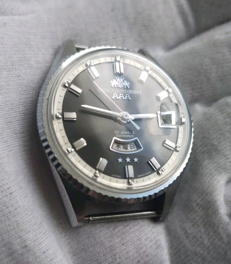 WEEKRY AUTO ORIENT AAA SWIMMER オリエント 腕時計 Orient Weekly Auto AAA Swimmer, ca 1968 | Watch & Vintage