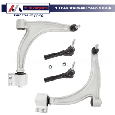 Front Lower Control Arm &Ball Joint Outer Tie Rods for Chevy Malibu Pontiac G6