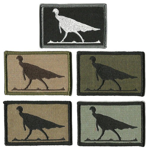 VELCRO® BRAND Fastener Morale HOOK Turkey Wildlife Hunting Patches 3x2