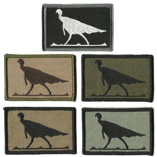 Patchs de chasse à la faune de marque VELCRO® attachant moral dinde 3x2" - Photo 1 sur 6