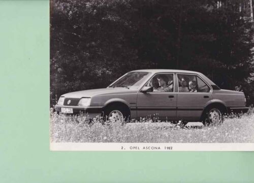 photo de presse / press photo original Opel Ascona 1982 - Imagen 1 de 1