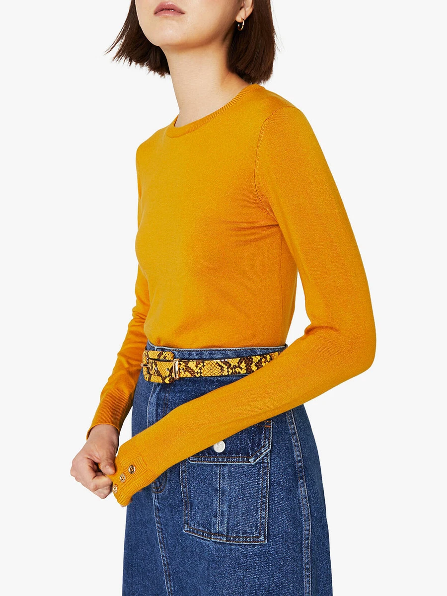Warehouse mustard best sale jumper