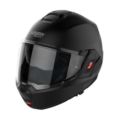 Motorradhelm Modular Flip-Back Nolan N120-1 Special n-Com Graphit Black Matt 009