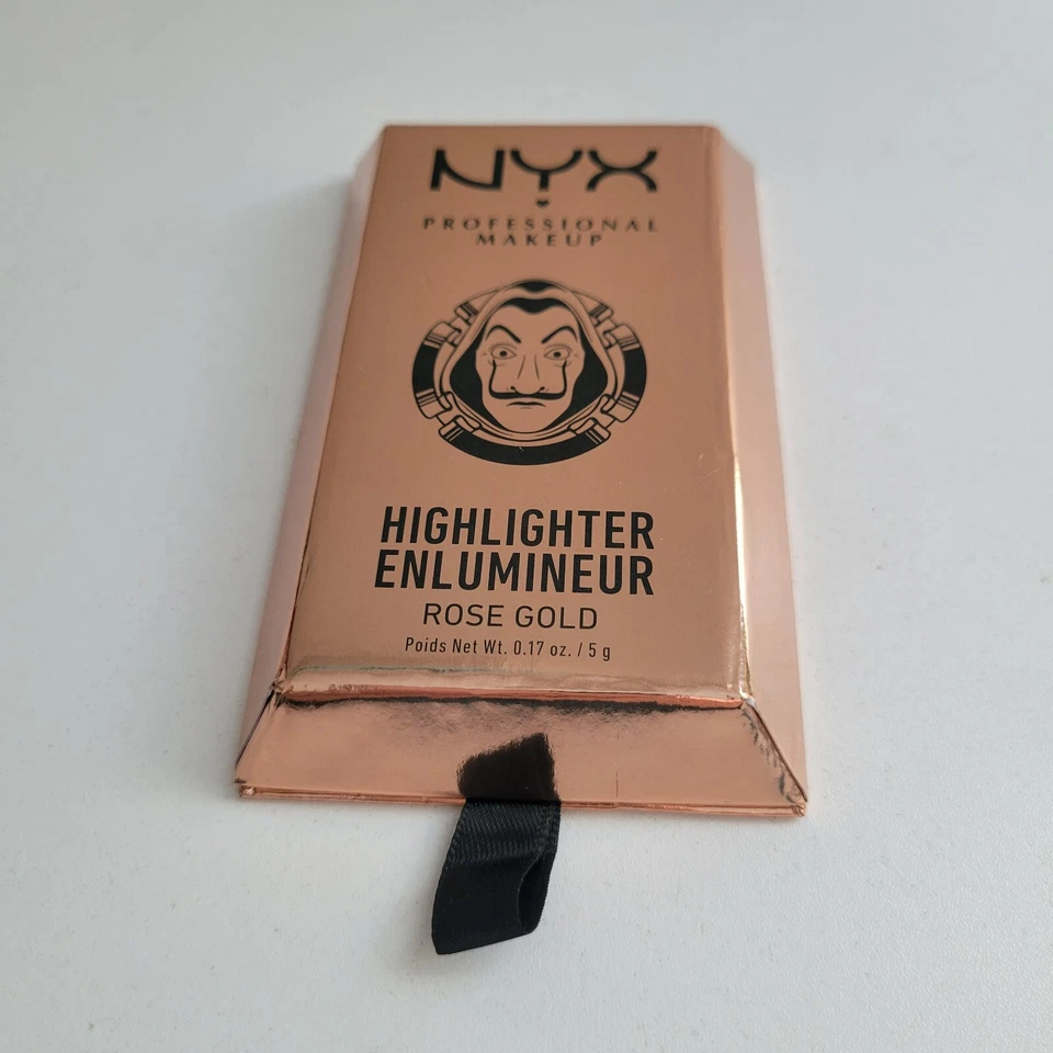 NYX Money Heist La Casa De Papel ROSE GOLD Bar Limited Edition Highlighter NEW - Image 2 of 4