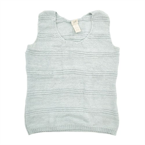 J Jill Sweater Vest Women's XS Blue 