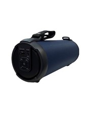Loud Dark Blue Portable Bluetooth Speaker With FM Radio Aux Inputs  SD Card