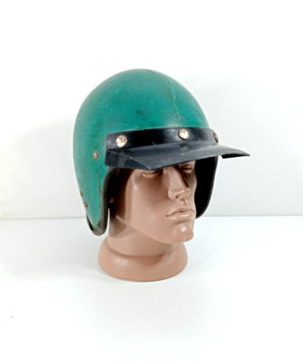 Old vintage motorcycle helmet green Soviet Vintage USSR 1970 | eBay Old vintage motorcycle helmet green Soviet Vintage USSR 1970 | eBay