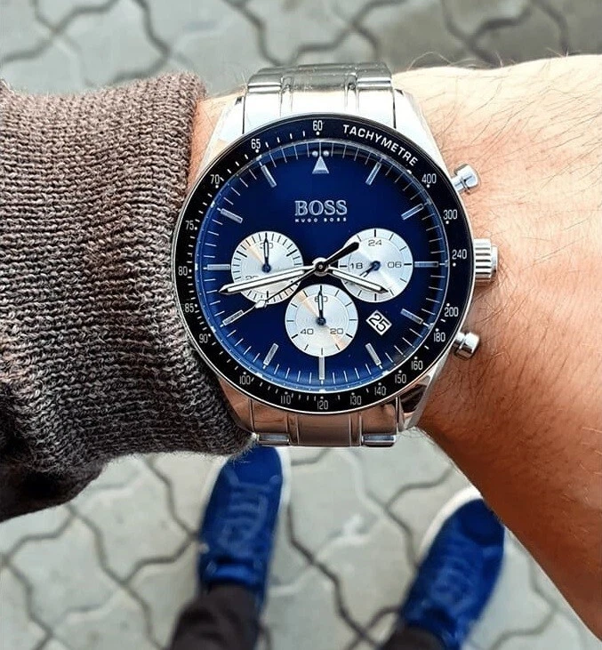 Hugo boss online mens watch silver