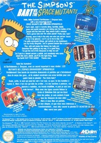 Nintendo NES - The Simpsons: Bart vs. The Space Mutants PAL-B Modul mit Anl.