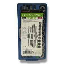 Pittsburgh Tap & Die Set SAE Cuts/Renews External/Internal Threads Used Good