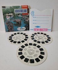VIEW-MASTER vintage 3 REELS SET Disneyland Adventureland SAWYERS Packet A 177