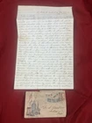 1862 Battle of Hampton Roads Monitor & Merrimac  Civil War Letter