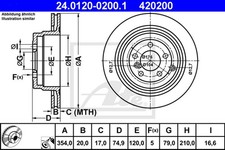Disque de frein Rover 115