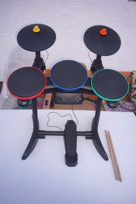 Harmonix Rockband Drum Set Schlagzeug mit Drumsticks Playstation 1 & 2