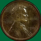 1909-VDB Lincoln Wheat Cent Almost Uncirculated AU Coin, Cleaned #43502