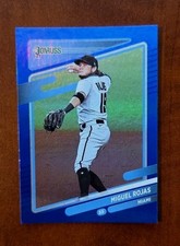 Miguel Rojas 2021 Donruss Blue Holo # 210