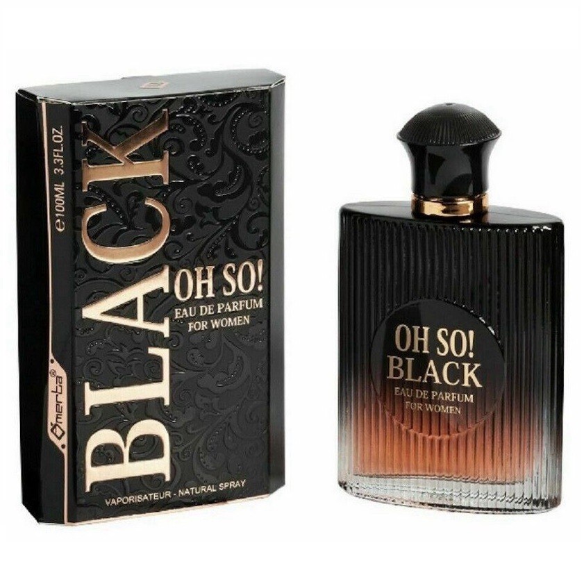 OH SO! BLACK Women's Perfume Eau De Parfum Spray for her 100ml