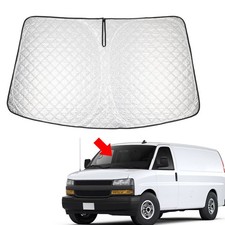 Faltbarer Sonnenschutz für die Windschutzscheibe des für Chevrolet Express96-25