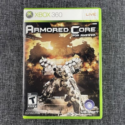 Armored Core: For Answer (Xbox 360, 2008)  Disc VG Or Better Tested *No Manual*