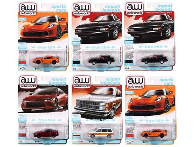 Autoworld 64442A 1/64 Auto World Premium 2024 Set A of 6 pieces