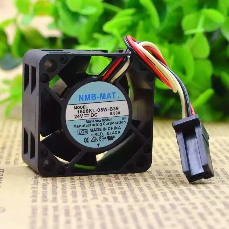 NEW IN BOX NMB 1608KL-05W-B39 24V 0.08A 3wire 40*40*20mm Cooling Fan - Image 3 of 4