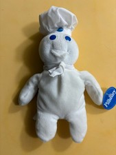 Pillsbury Doughboy Poppin' Fresh Beanie Plush Doll 8 1997 with Tag Dakin