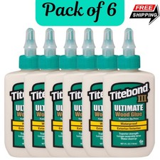 6 Pack Titebond III Ultimate Wood Glue 8 oz-1412