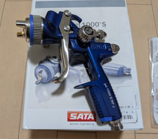 Pistola a spruzzo SATA jet 1000 S RP J 1.3 vernice auto blu USATA