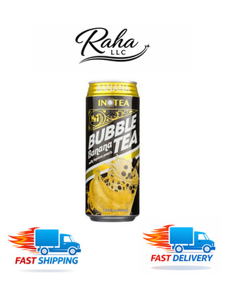 Inotea Bubble BananaTea Ready-to-Drink Tea 16.6 fl oz (Pack of 12)