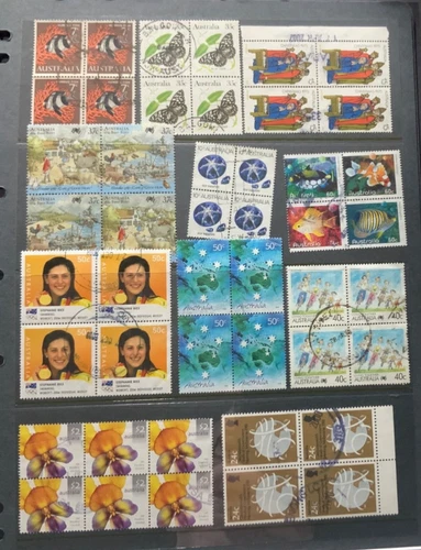 AUSTRALIAN DECIMAL SELECTION OF USED BLOCKS IN GOOD CONDITION,,xx,,x