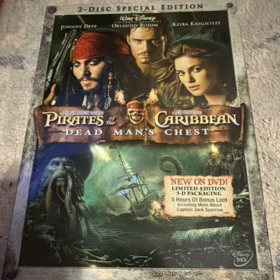 Walt Disney Studios Pirates of the Caribbean Dead Man's Chest DVD 2-Disc PG-13  