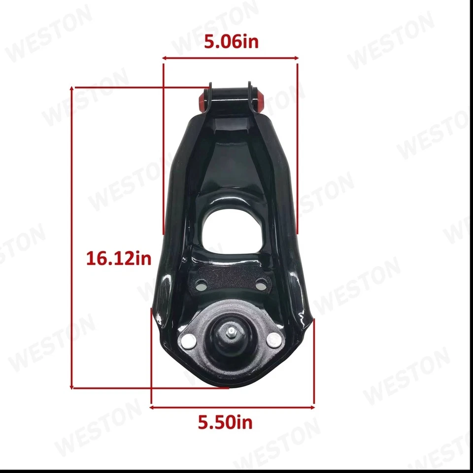 Upper/Lower Control Arms For 1974-1980 Ford Mercury Bobcat Mustang II Pinto New - Image 3 of 4