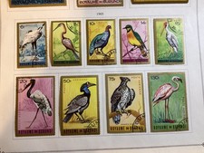 ICOLLECTZONE Burundi C8-16 Bird Set XF used (C300-703)