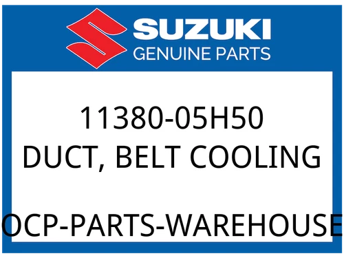 DUCT, BELT COOLING
