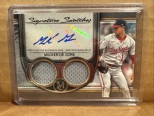 2023 Topps Museum Signature Swatches SWDRA-MG Mackenzie Gore /299 (AU, MEM)