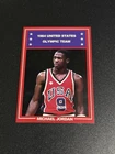 1984 Rare Michael Jordan USA Olympic Rookie Card Red Border