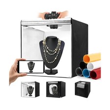 Photo Light Box, Portable 12/16/20/24/32 Inch Photo Studio Light Box, Shootin...